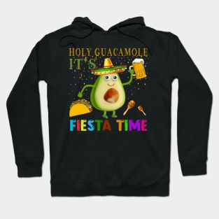 Cinco de Mayo Taco Holy Guacamole It_s Fiesta Time Sombrero Hoodie